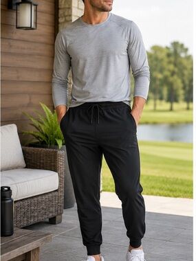 Society of One Men’s Black Performance Jogger Pants XL